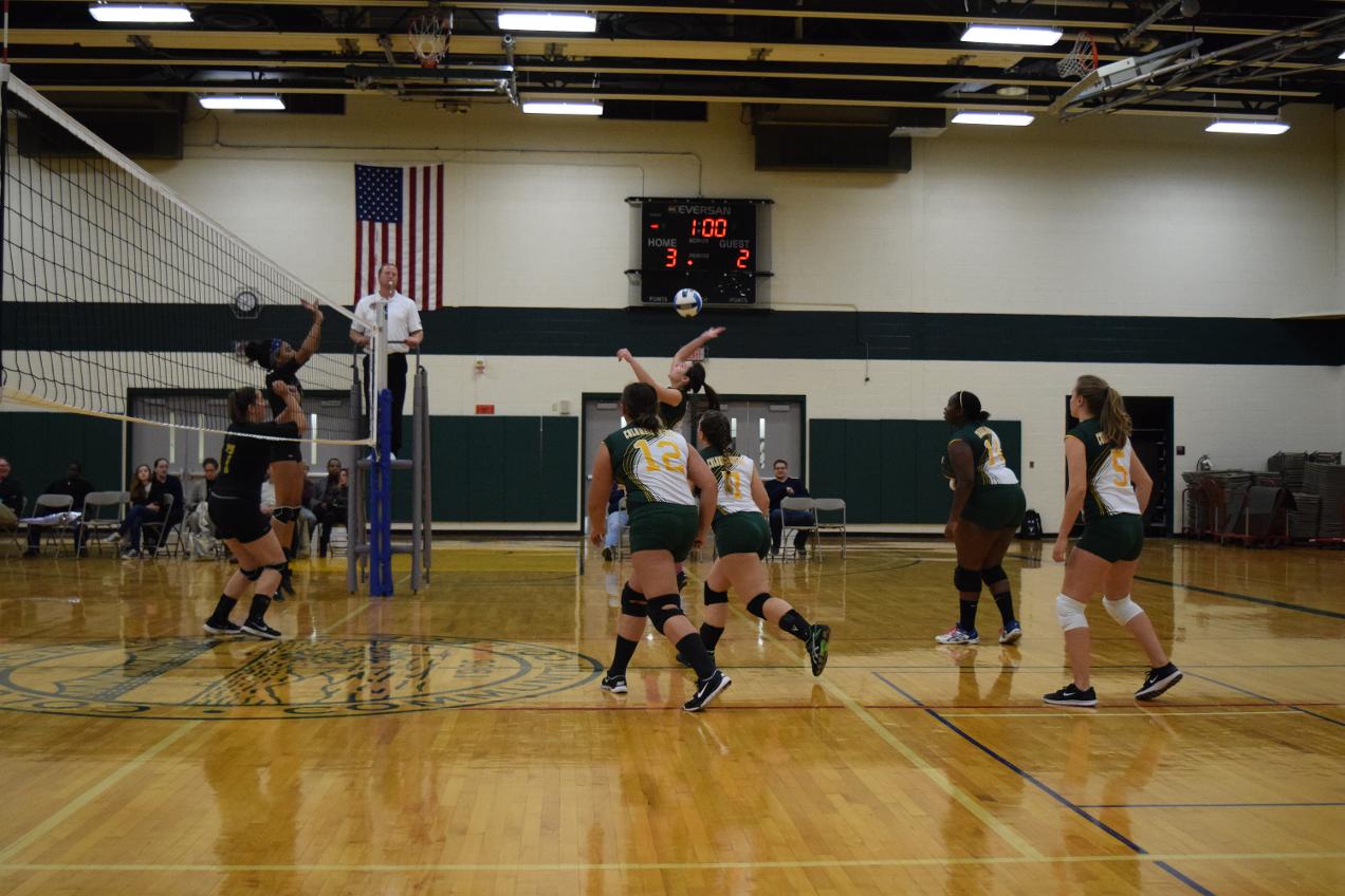Twins Volleyball Season Closes in Loss to Herkimer CCC