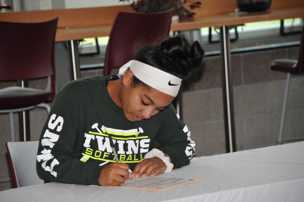 Twins softball, letter of intent, signing, columbia greene, high school